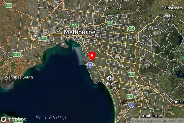 Brighton East,Victoria Satellite Map