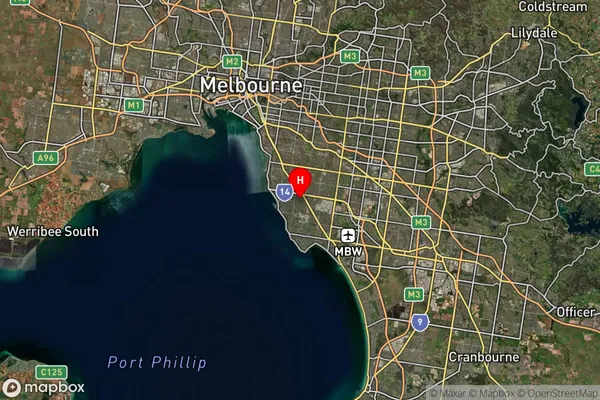 Hampton East,Victoria Satellite Map