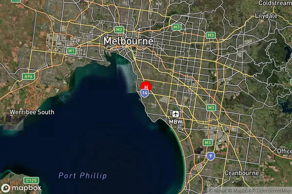 Hampton North,Victoria Satellite Map