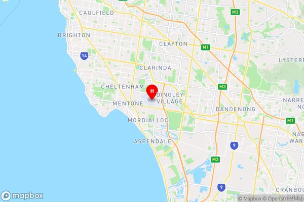 Moorabbin Airport,Victoria Area Map