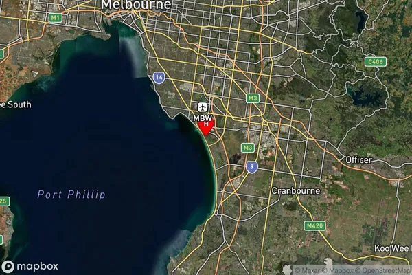 Aspendale,Victoria Satellite Map