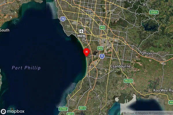 Carrum,Victoria Satellite Map