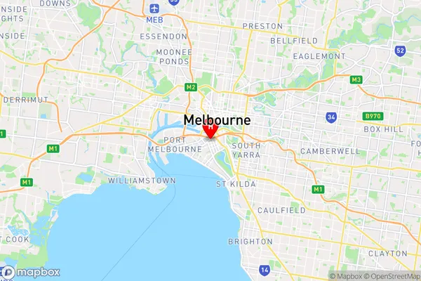 South Melbourne Dc,Victoria Area Map