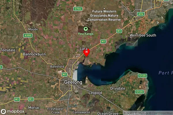 Avalon,Victoria Satellite Map