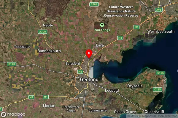 Corio,Victoria Satellite Map