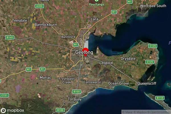 South Geelong,Victoria Satellite Map