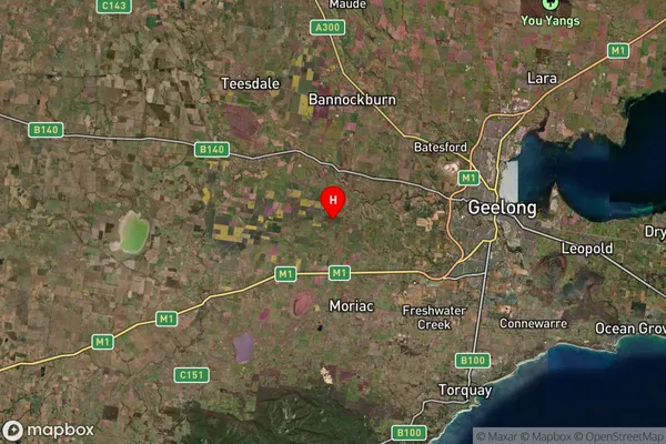 Murgheboluc,Victoria Satellite Map