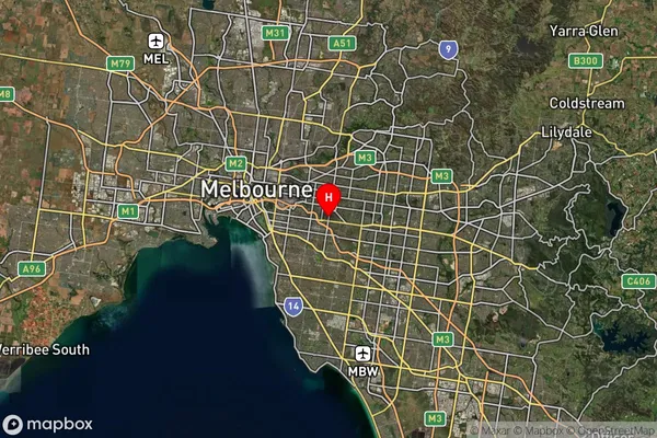 Camberwell West,Victoria Satellite Map