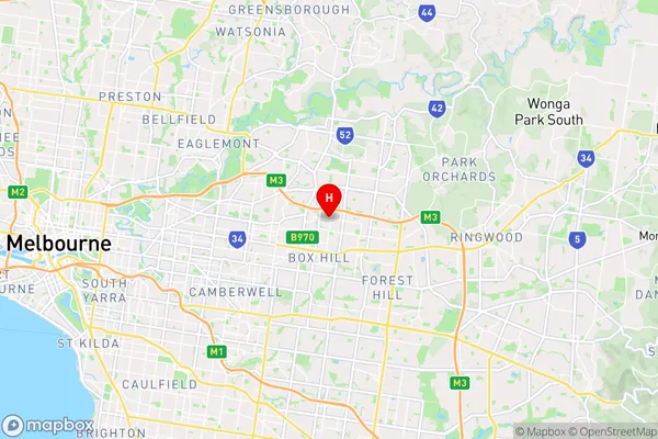 Kerrimuir,Victoria Area Map