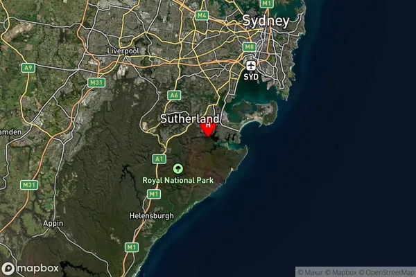 Southern Suburbs Mc,New South Wales Satellite Map