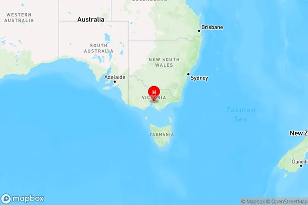 Kilsyth,Victoria Region Map