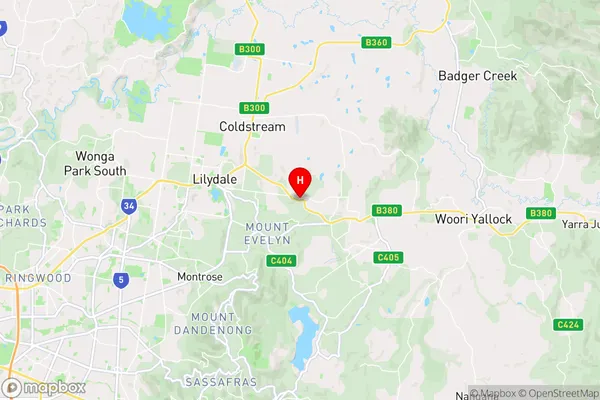 Wandin North,Victoria Area Map