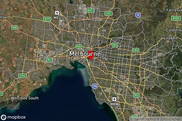 South Yarra,Victoria Satellite Map