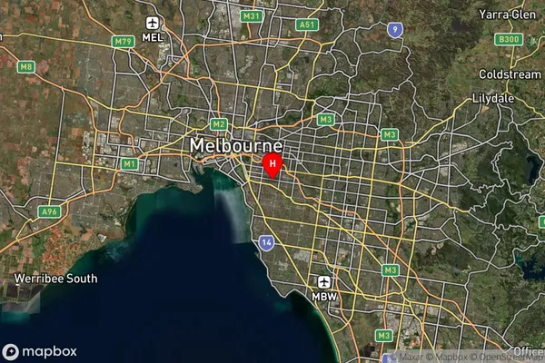 Armadale,Victoria Satellite Map