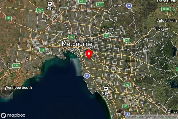 Caulfield North,Victoria Satellite Map