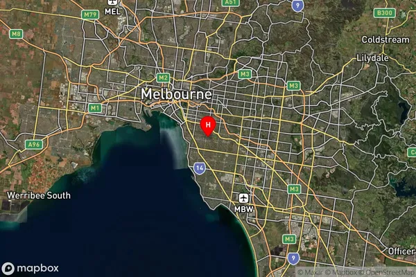 Caulfield,Victoria Satellite Map