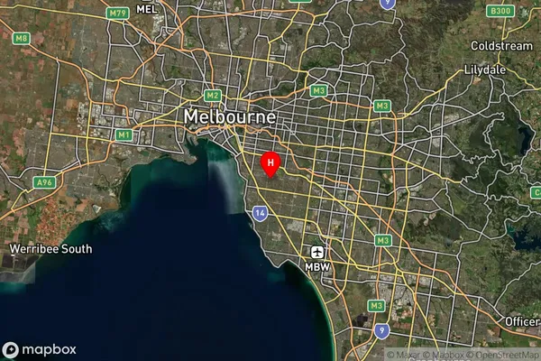 Caulfield South,Victoria Satellite Map