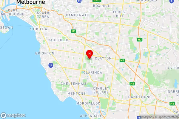 Oakleigh South,Victoria Area Map