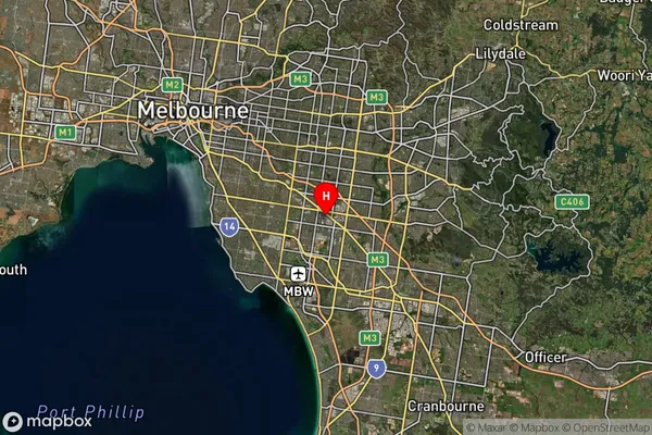 Clayton,Victoria Satellite Map