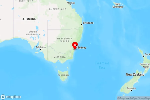 Erowal Bay,New South Wales Region Map