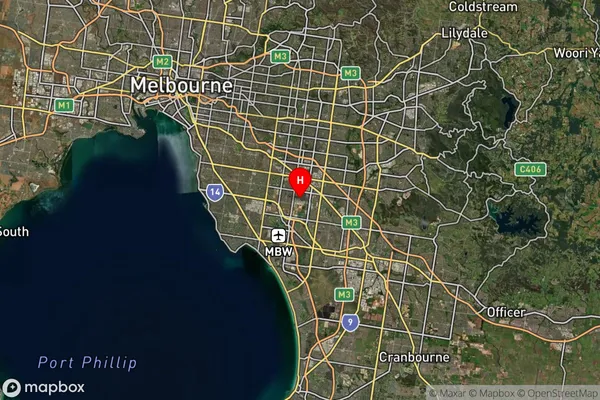 Clayton South,Victoria Satellite Map