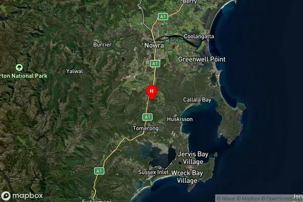 Falls Creek,New South Wales Satellite Map