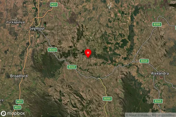 Ghin Ghin,Victoria Satellite Map