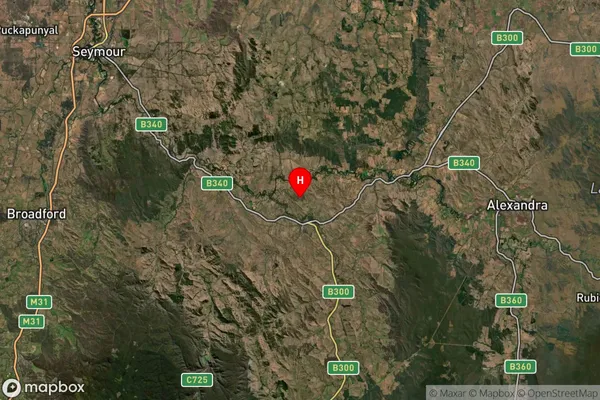 Killingworth,Victoria Satellite Map