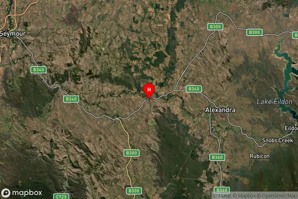 Molesworth,Victoria Satellite Map