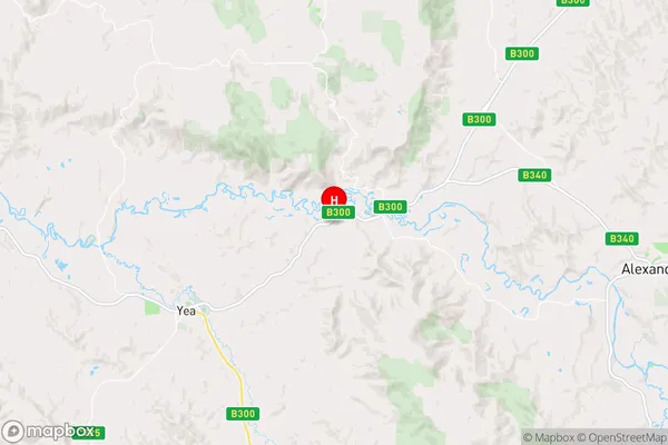 Molesworth,Victoria Area Map