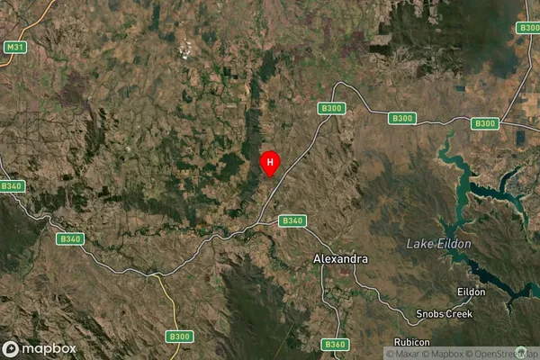 Yarck,Victoria Satellite Map