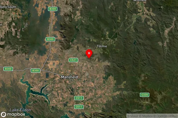 Barwite,Victoria Satellite Map