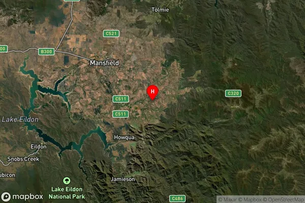 Boorolite,Victoria Satellite Map