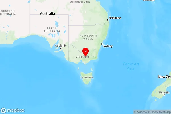 Boorolite,Victoria Region Map