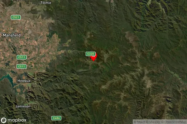 Mount Buller,Victoria Satellite Map