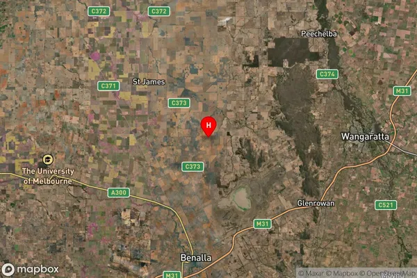 Bungeet West,Victoria Satellite Map