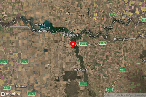 Bundalong South,Victoria Satellite Map