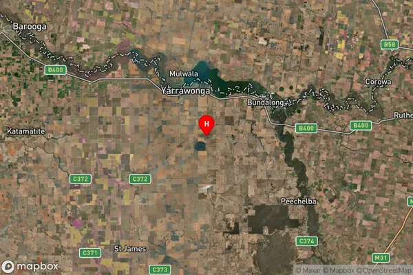 Yarrawonga South,Victoria Satellite Map