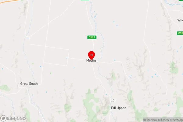 Moyhu,Victoria Area Map