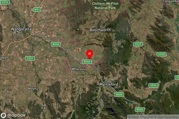 Bowmans Forest,Victoria Satellite Map