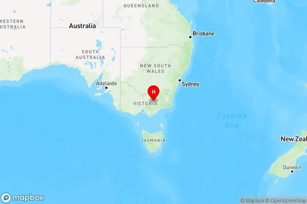 Dandongadale,Victoria Region Map