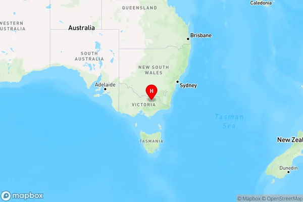 Merriang South,Victoria Region Map