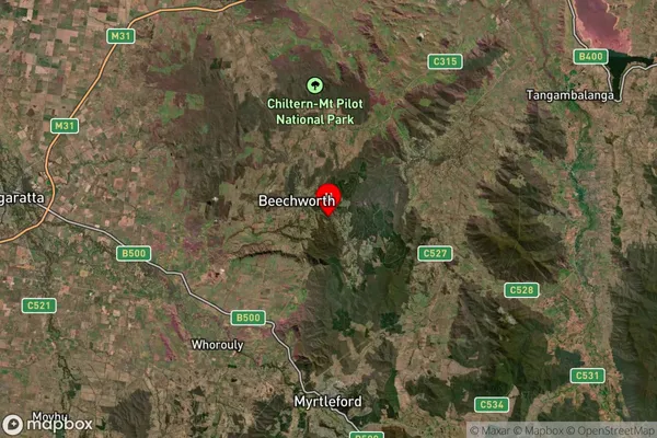 Silver Creek,Victoria Satellite Map