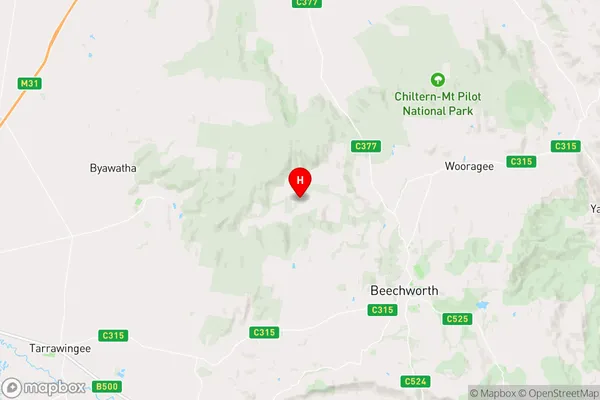 Woolshed,Victoria Area Map