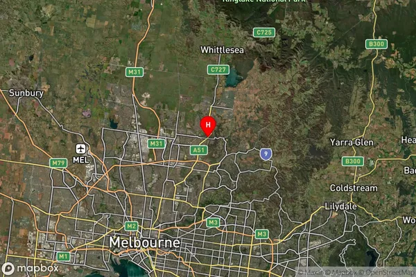 Morang South,Victoria Satellite Map