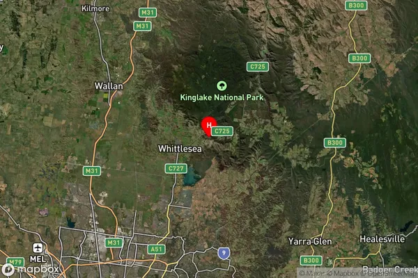 Humevale,Victoria Satellite Map