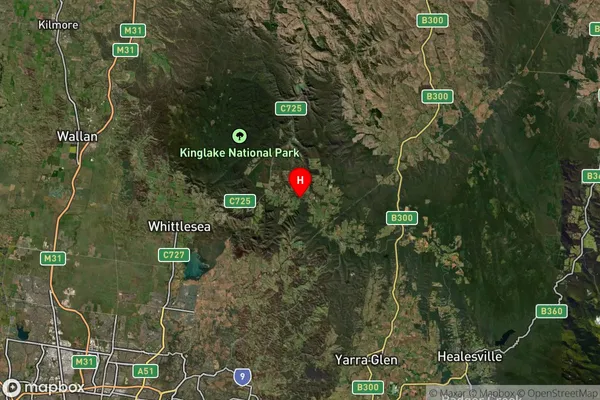 Pheasant Creek,Victoria Satellite Map