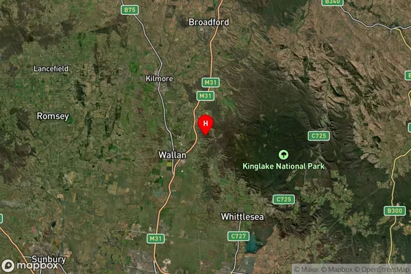 Heathcote Junction,Victoria Satellite Map