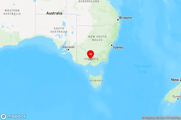 Heathcote Junction,Victoria Region Map