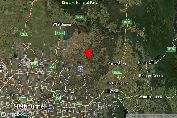 Panton Hill,Victoria Satellite Map